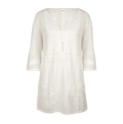 Tunique De Plage Chic Blanche