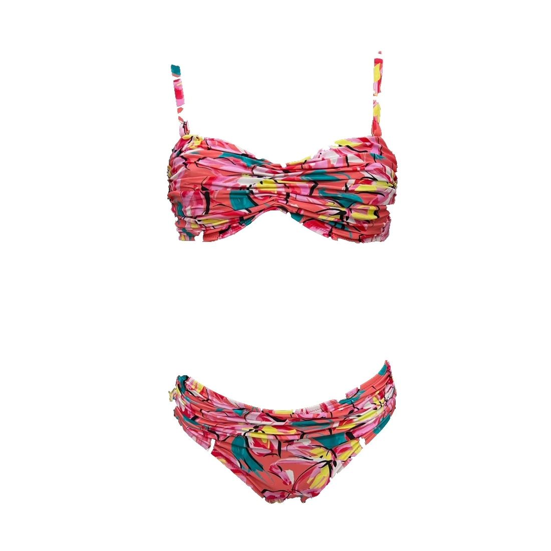 Maillot De Bain Deux Pièces Bandeau Plissé Clara 6 Maillot De Bain Deux Pièces Bandeau Plissé Clara – Image 4