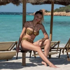 Maillot 2 Pièces Bandeau Bonnets Profonds La Muse Africa