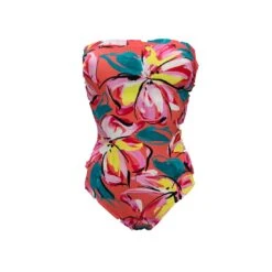 Maillot De Bain Une Pièce Bustier Mandri -Chic Plage Boutique MANDRI ROSE