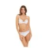 Maillot De Bain Deux Pièces Blanc Adara 1 Maillot De Bain Deux Pièces Blanc Adara -Chic Plage Boutique adara face