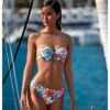 Maillot De Bain Deux Pièces Fleuri Bandeau Adara -Chic Plage Boutique adara2