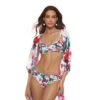 Maillot Bandeau Deux Pieces Fleuri Alison 2 Maillot Bandeau Deux Pieces Fleuri Alison -Chic Plage Boutique alison