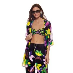 Maillot De Bain 2 Pièces Bandeau Plissé Amina -Chic Plage Boutique amina noir