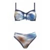 Maillot De Bain Deux Pièces Avec Armatures Aquarium Flame -Chic Plage Boutique aquarium flame 2p