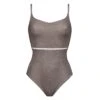 Maillot Avec Armatures Bonnets Profonds Grix Lurex Argentum -Chic Plage Boutique argentum arma