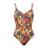 Maillot De Bain Une Pièce imprimé Fleuri Avec Armatures Poppy -Chic Plage Boutique arma 1p poppy