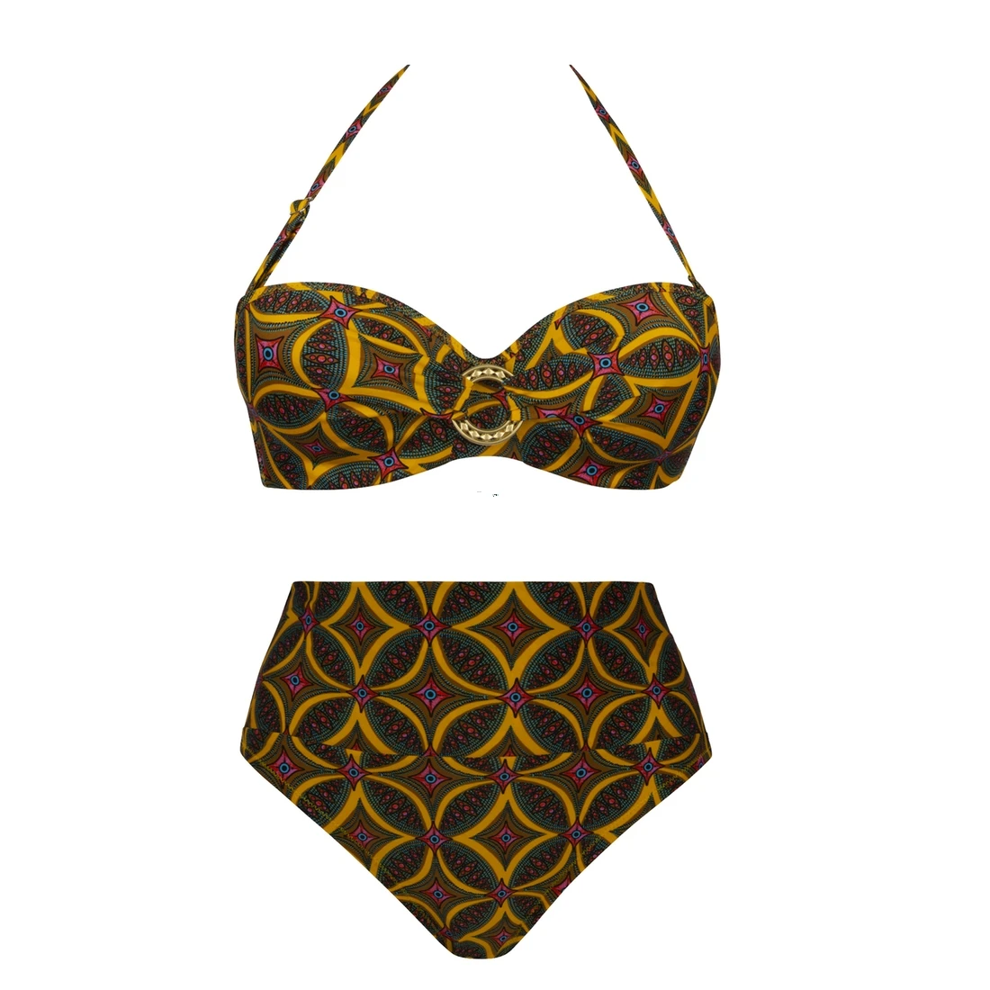 Bikini Bandeau 2 Pièces La Muse Africa 4 Bikini Bandeau 2 Pièces La Muse Africa – Image 2