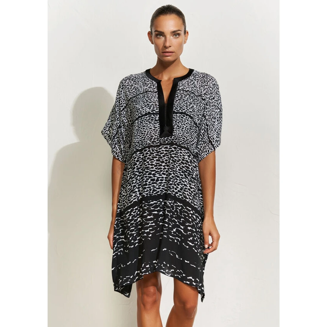 Tunique Imprimé Noir Et Blanc Capture 3 Tunique Imprimé Noir Et Blanc Capture