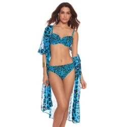 Chemise Panthère Bimba -Chic Plage Boutique chemise bimba bleue