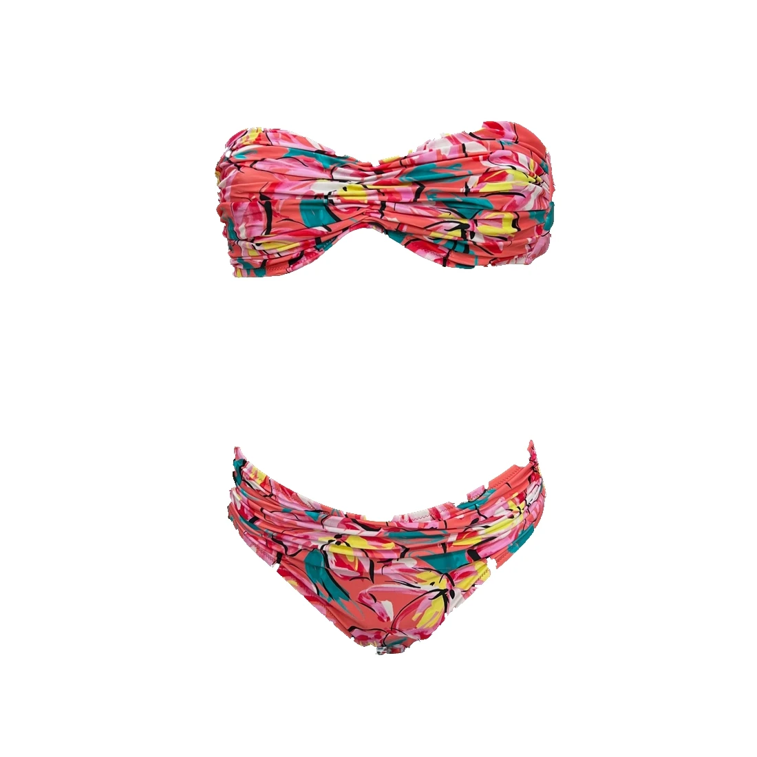 Maillot De Bain Deux Pièces Bandeau Plissé Clara 5 Maillot De Bain Deux Pièces Bandeau Plissé Clara – Image 3