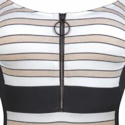 Maillot De Bain Rayé Sport Une Pièce Coastlines 7 Maillot De Bain Rayé Sport Une Pièce Coastlines -Chic Plage Boutique coastlines 1P moussed