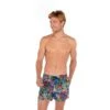 Short De Bain Pour Hommes Imprimé Corail -Chic Plage Boutique corail short face