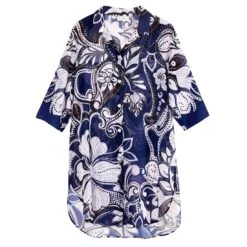 Chemise De Plage Imprimé Cashemire Corin 7 Chemise De Plage Imprimé Cashemire Corin -Chic Plage Boutique corin