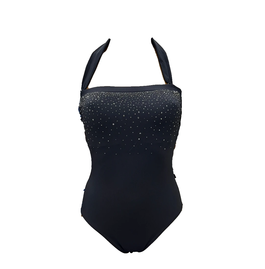 Maillot Une Pièce Bustier Avec Mousses Swarovski Cristal 5 Maillot Une Pièce Bustier Avec Mousses Swarovski Cristal – Image 3