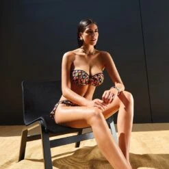 Maillot De Bain 2 Pièces Bandeau Imprimé Désirée