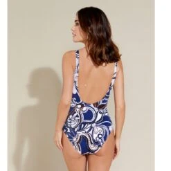 Maillot De Bain Une Pièce Gainant Imprimé Cashemire Dilan -Chic Plage Boutique dilan dos2