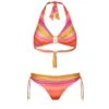Watercult Bikini Deux Pièces Triangle Multicolore Dopamine Stripe -Chic Plage Boutique dopamine stripe tri