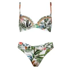 Watercult Maillot De Bain 2 Pièces Avec Coques Imprimé Fleuri Exotic Drive -Chic Plage Boutique exotic coques 2p