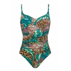 Maillot De Bain Une Piece Plissé Exotica -Chic Plage Boutique exotica arma 1p