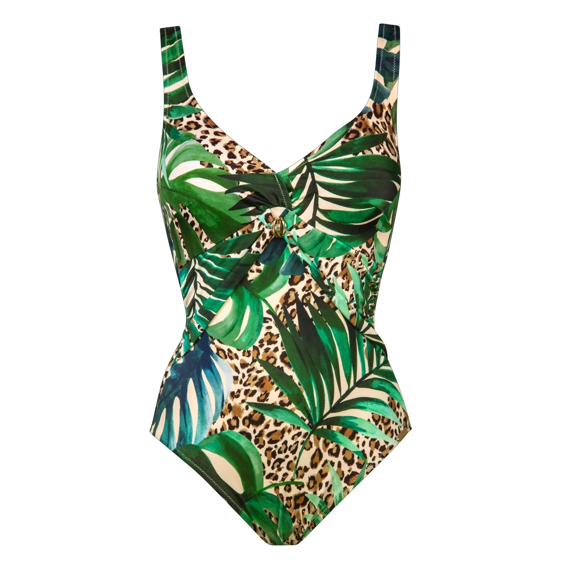 Maillot De Bain Une Pièce Avec Mousses Imprimé Green Tiger 4 Maillot De Bain Une Pièce Avec Mousses Imprimé Green Tiger – Image 2