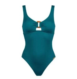 Watercult Maillot Une Pièce Sport Uni Hero -Chic Plage Boutique hero vert face