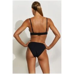 Maillot De Bain 2 Pièces Triangles Chic Noir Heroines -Chic Plage Boutique heroines 2p dos