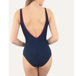 Maillot De Bain Une Pièce Spéciale Piscine Liner -Chic Plage Boutique liner dos