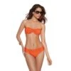 Maillot De Bain Deux Pièces Bandeau Uni Pat -Chic Plage Boutique pat orange