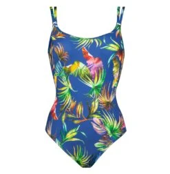 Maillot Body Sport Une Pièce Imprimé Plunge