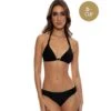 Maillot De Bain Deux Pièces Triangle Noir Irisé Poussière étoilée 1 Maillot De Bain Deux Pièces Triangle Noir Irisé Poussière étoilée -Chic Plage Boutique poussiere etoilee 2p tri