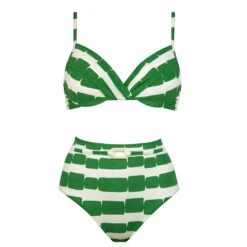 Maillot De Bain 2 Pièces Avec Culotte Haute Radiance -Chic Plage Boutique radiance 2p