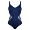 Maillot Gainant 1pièce Uni Marine Seaside Allude -Chic Plage Boutique seaside alude