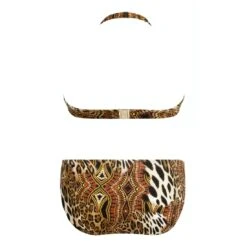 Maillot Deux Pièces Triangles Bonnet Profond Splendeur Féline -Chic Plage Boutique splendeur feline dos