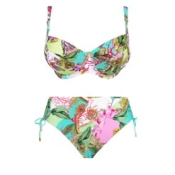 Maillot De Bain Bonnets Profonds Avec Armatures Splendeur Orchidée -Chic Plage Boutique splendeur orchidee ef
