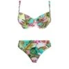 Maillot De Bain Bonnets Profonds Avec Armatures Splendeur Orchidée -Chic Plage Boutique splendeur orchidee face