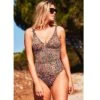 Maillot De Bain Une Pièce Imprimé Panthère Tanza -Chic Plage Boutique tanza