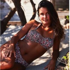 Maillot De Bain 2 Pièces Bandeau Panthère Tanza