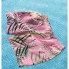 Short De Bain Court Hommes Imprimé Rose Tobago -Chic Plage Boutique tobago short court