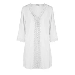 Tunique Blanche En Viscose