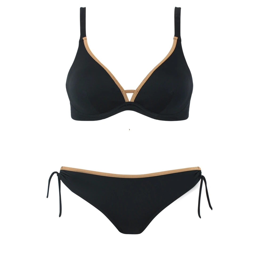 Maillot De Bain Triangle Avec Armatures Bonnet Profonds Noir Venezia 4 Maillot De Bain Triangle Avec Armatures Bonnet Profonds Noir Venezia – Image 2